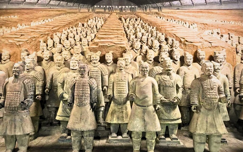 Exército de Terracota em Xi'an, China