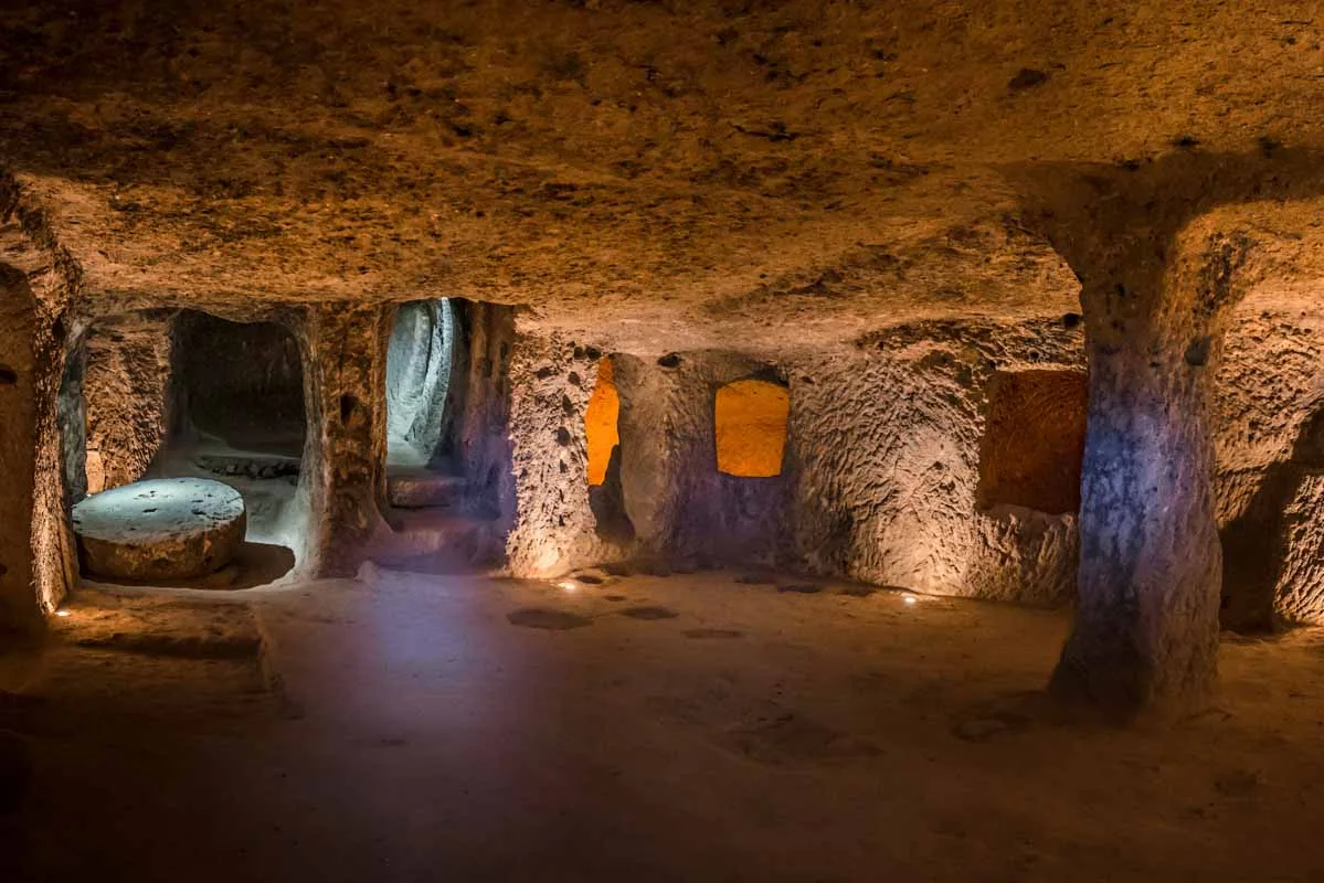 Derinkuyu Underground City in Cappadocia