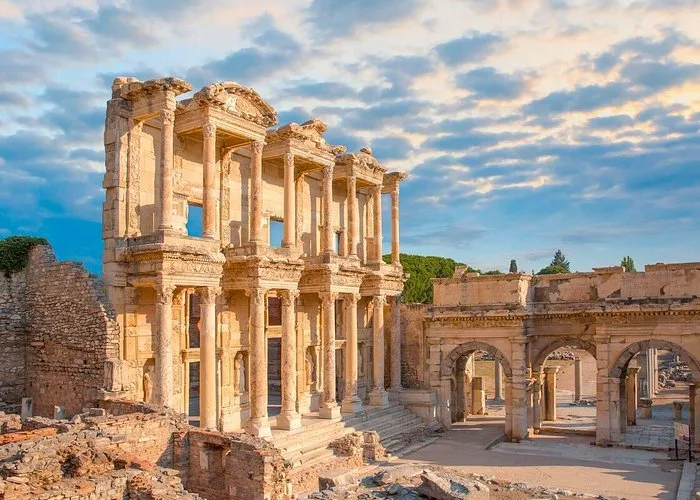 Ruins of the ancient city of Ephesus in Turkey