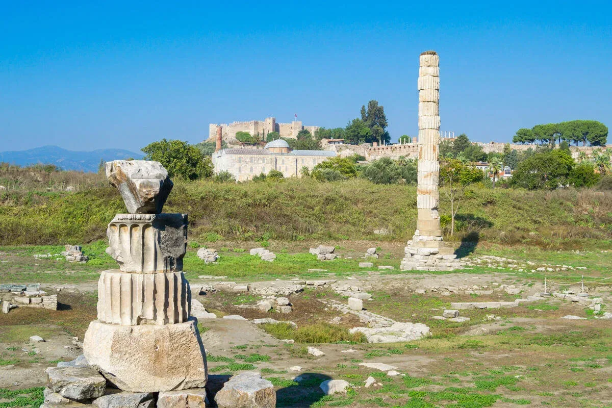 Ruins of the Temple of Artemis in Selçuk